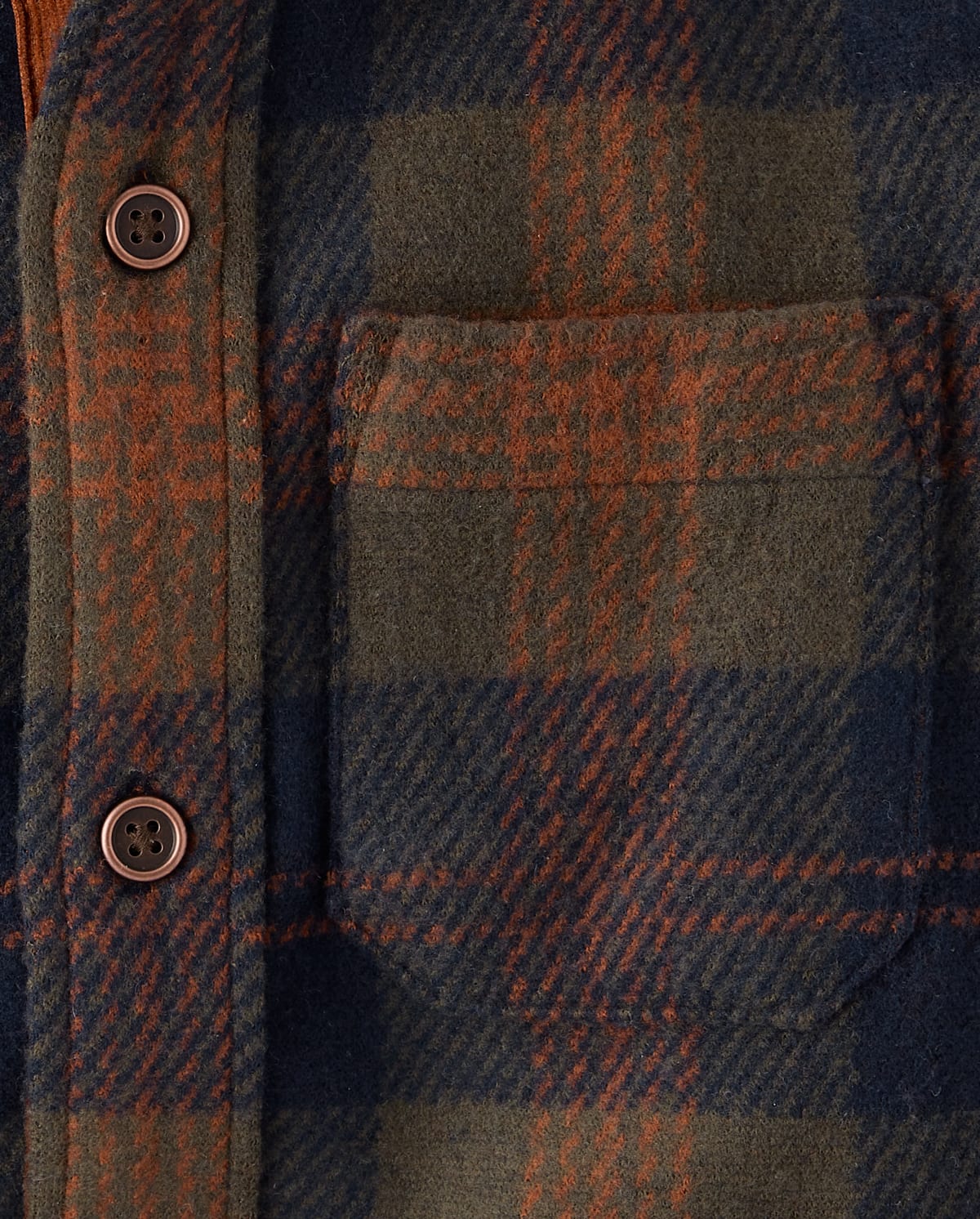 Gymboree Boys Plaid Cozy Knit Button Up Shirt - Countryside Manor — фото 3