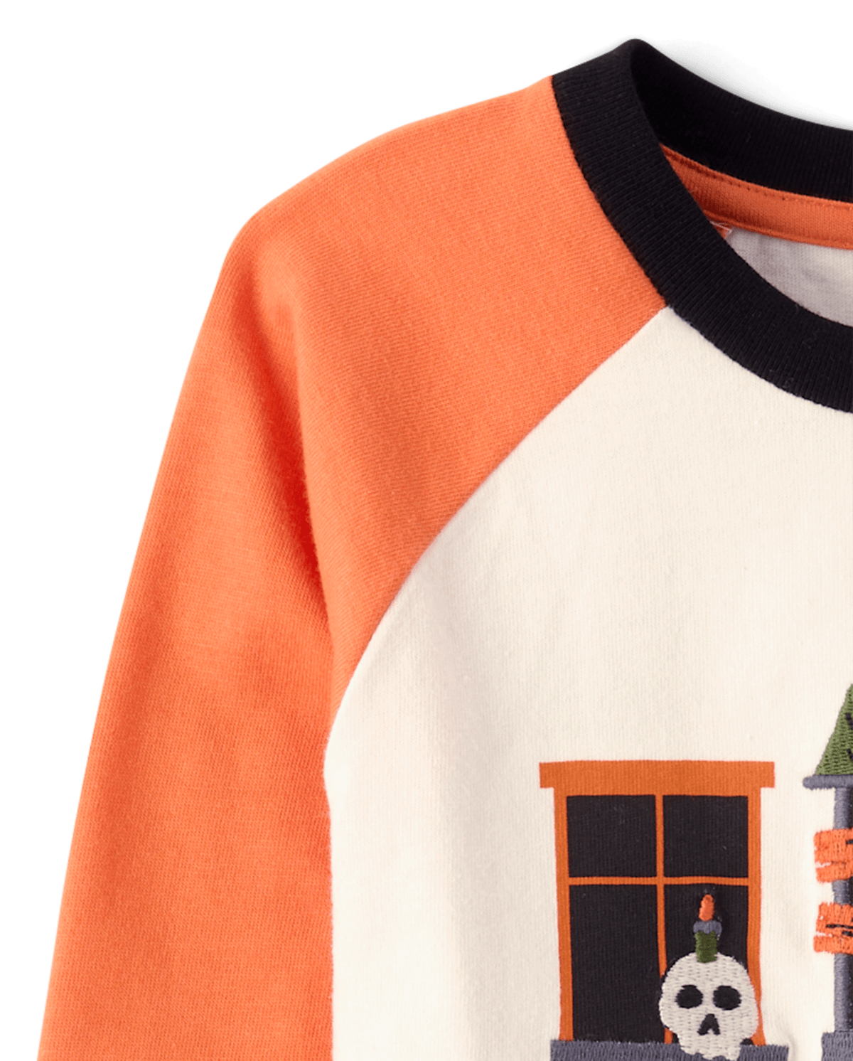 Детские топы Gymboree Boys Interactive Haunted House Raglan Top - Trick or Treat — фото 2