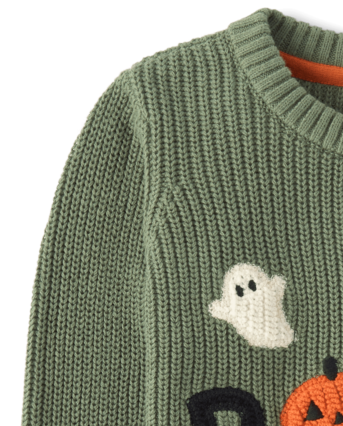 Детские свитеры Gymboree Boys Crochet Halloween Shaker Stitch Sweater - Trick or Treat — фото 3