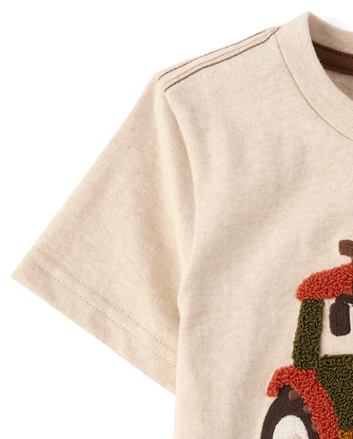 Детские топы Gymboree Boys Embroidered Chenille Tractor Top - The Harvest Edit — фото 3