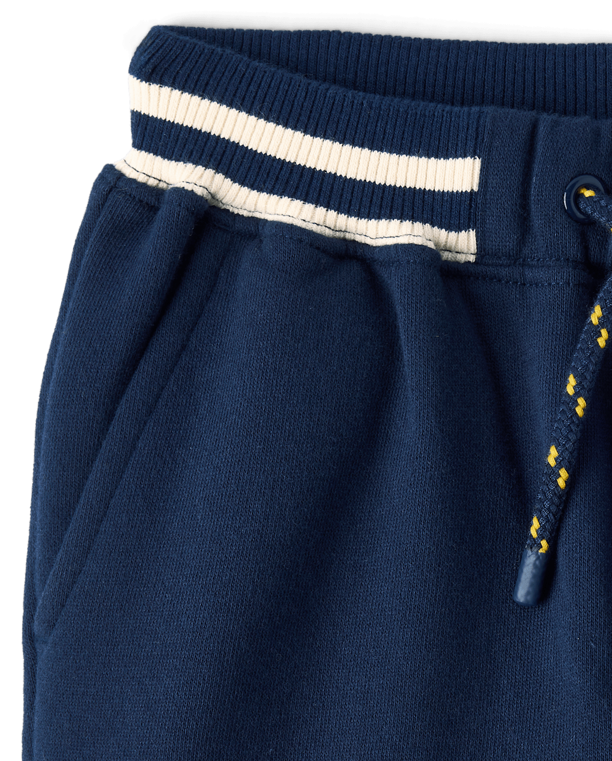Детские брюки Gymboree Boys Embroidered Varsity Fleece Jogger Pants - Collegiate Club — фото 3