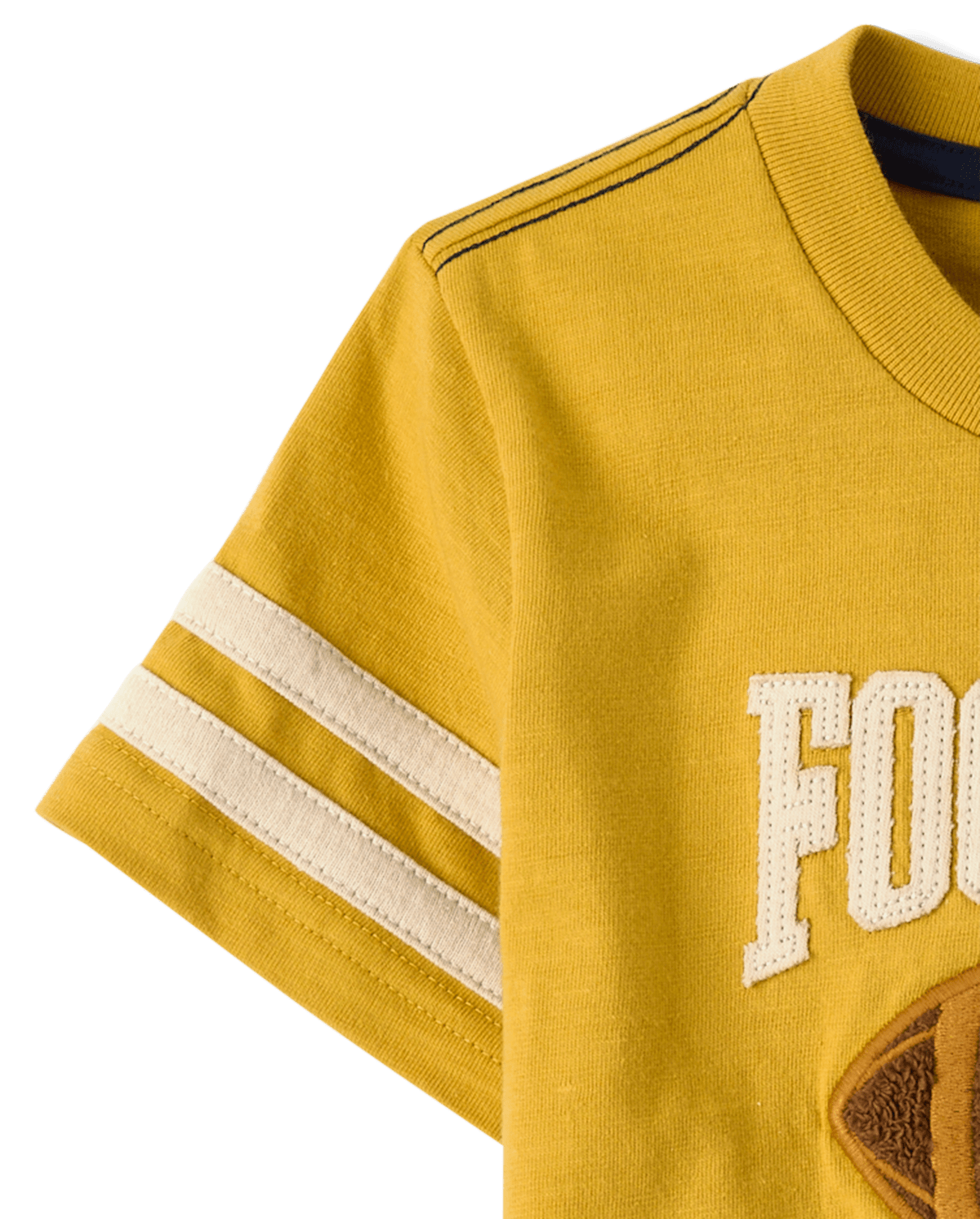 Детские топы Gymboree Boys Applique Football Varsity Top - Collegiate Club — фото 3