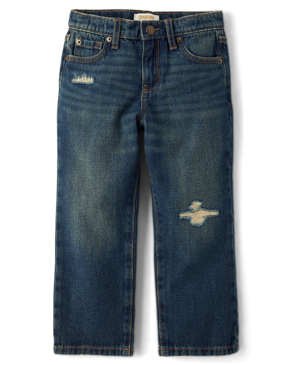Детские джинсы Gymboree Boys Ripped Relaxed Jeans - Blue Sky Mountain