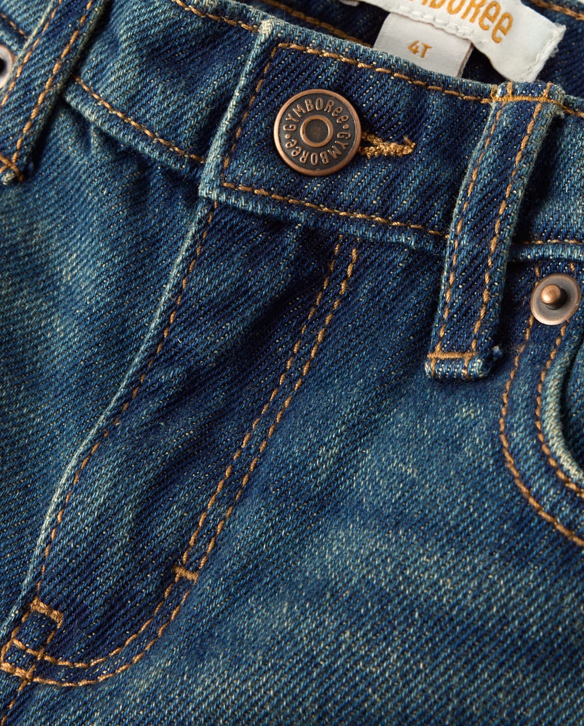Детские джинсы Gymboree Boys Ripped Relaxed Jeans - Blue Sky Mountain — фото 2