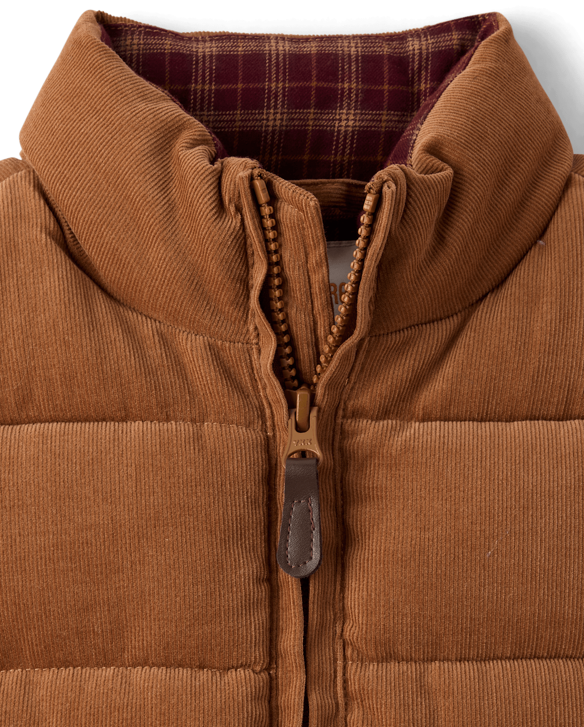 Детские жилеты Gymboree Boys Quilted Corduroy Flannel Lined Puffer Vest - The Harvest Edit — фото 2