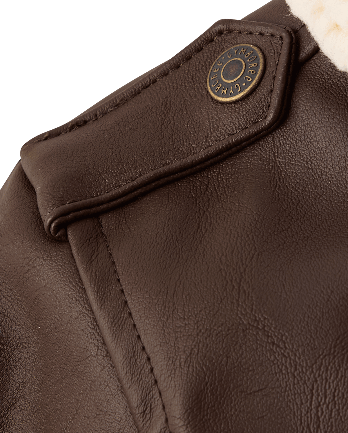 Детские куртки Gymboree Boys Faux Leather Bomber Jacket - Countryside Manor — фото 2