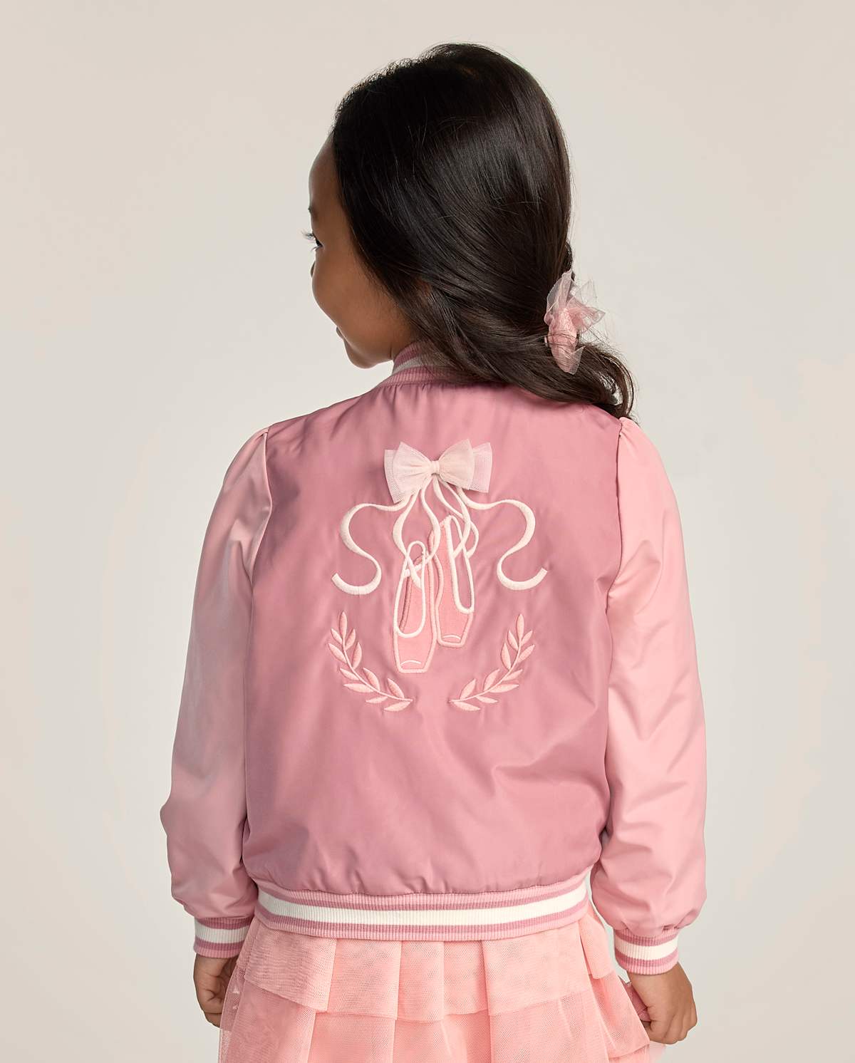 Детские тапочки Gymboree Girls Embellished Ballet Slipper Varsity Jacket - Le Petite Ballet