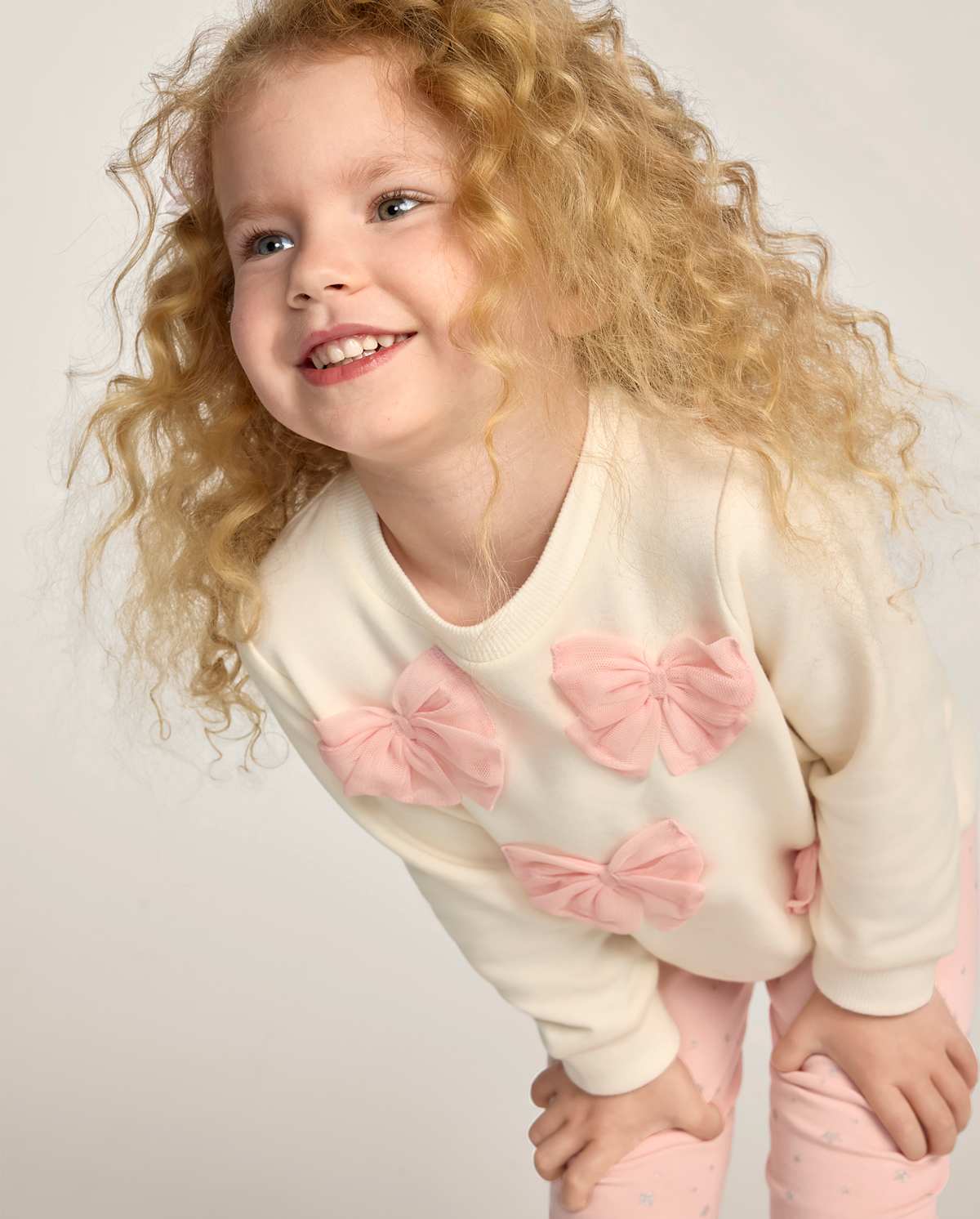 Детские худи Gymboree Girls Bow Fleece Sweatshirt - Le Petite Ballet — фото 2
