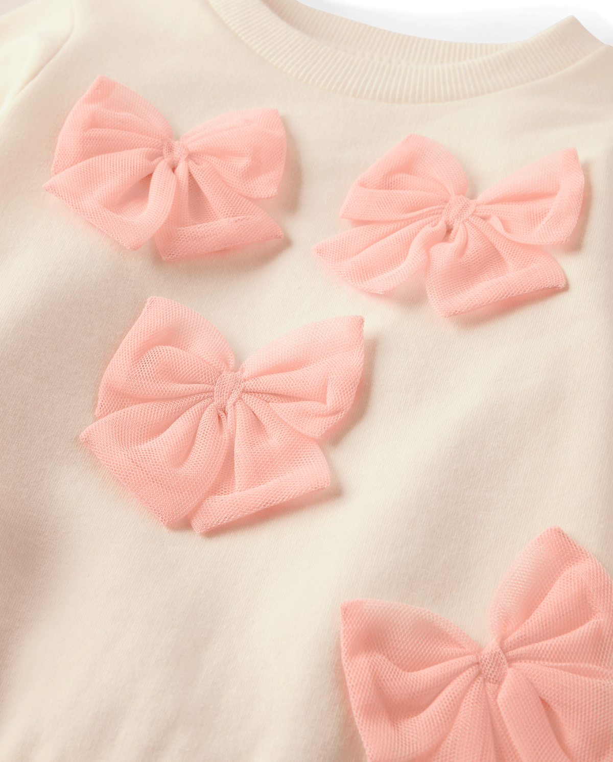 Детские худи Gymboree Girls Bow Fleece Sweatshirt - Le Petite Ballet — фото 3