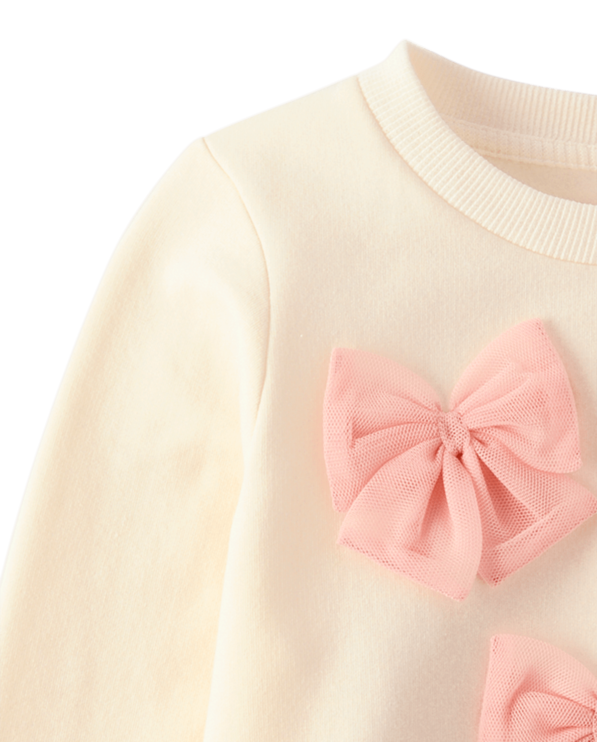 Детские худи Gymboree Girls Bow Fleece Sweatshirt - Le Petite Ballet — фото 4