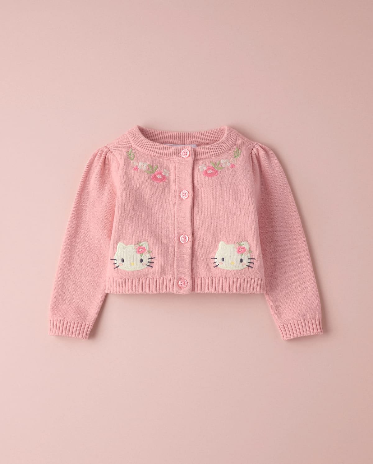 Комплект для малышек Gymboree Hello Kitty из 2 предметов с цветочной аппликацией