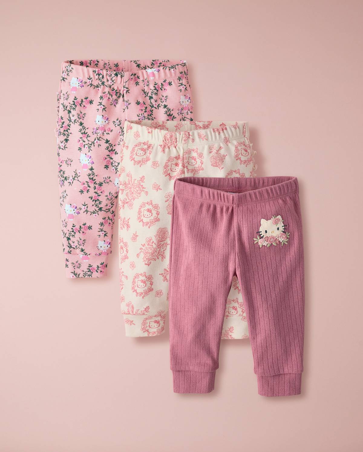Детский комплект для девочек Gymboree Hello Kitty Floral Toile из 6 предметов — фото 2