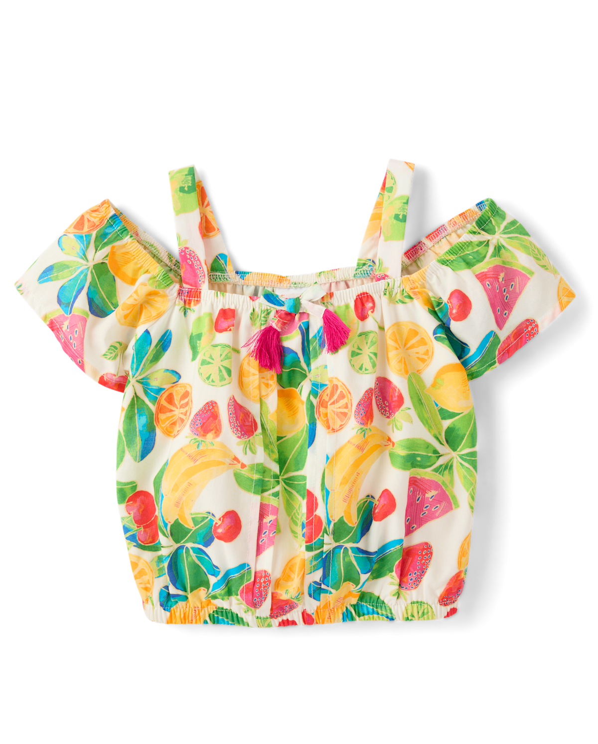 Gymboree Girls Fruit Tassel 2-Piece Outfit Set - Amalfi Coast — фото 2