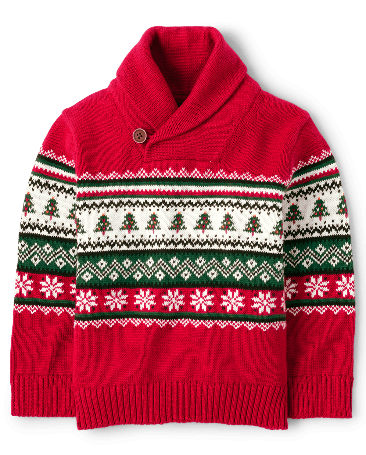 Детские свитеры Gymboree Toddler Boys Snowflake Fairisle Shawl Neck Sweater