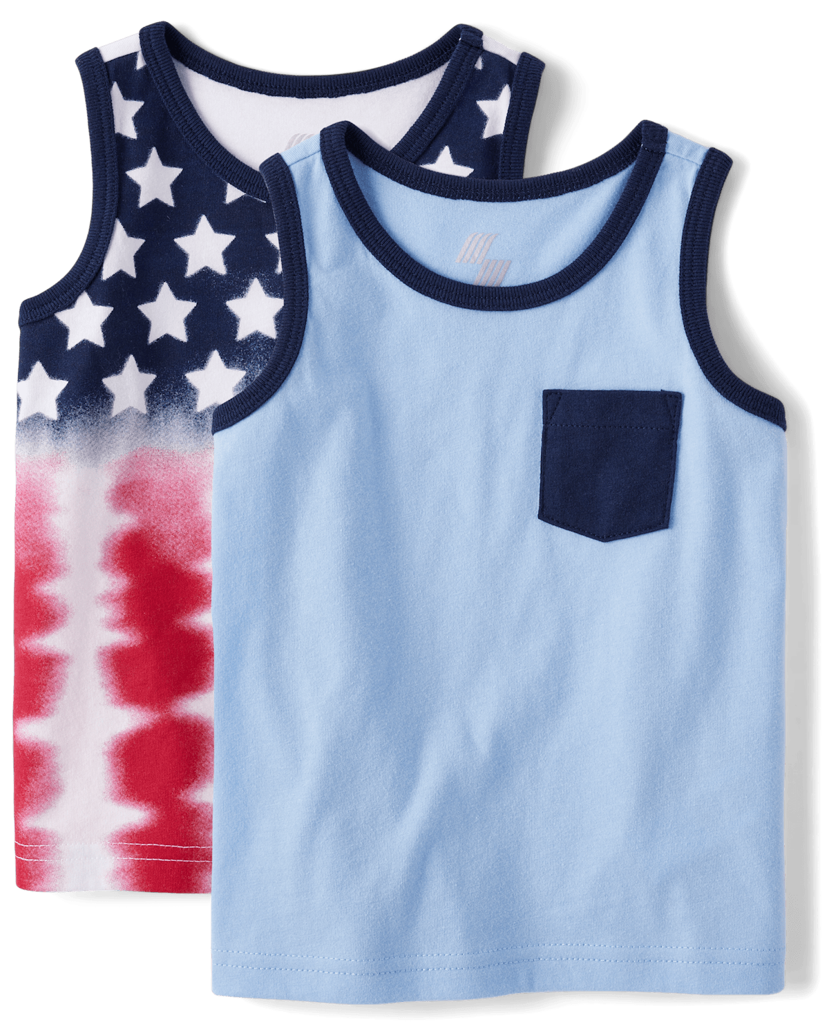 Детские топы Gymboree Baby And Toddler Boys American Flag Tank Top 2-Pack