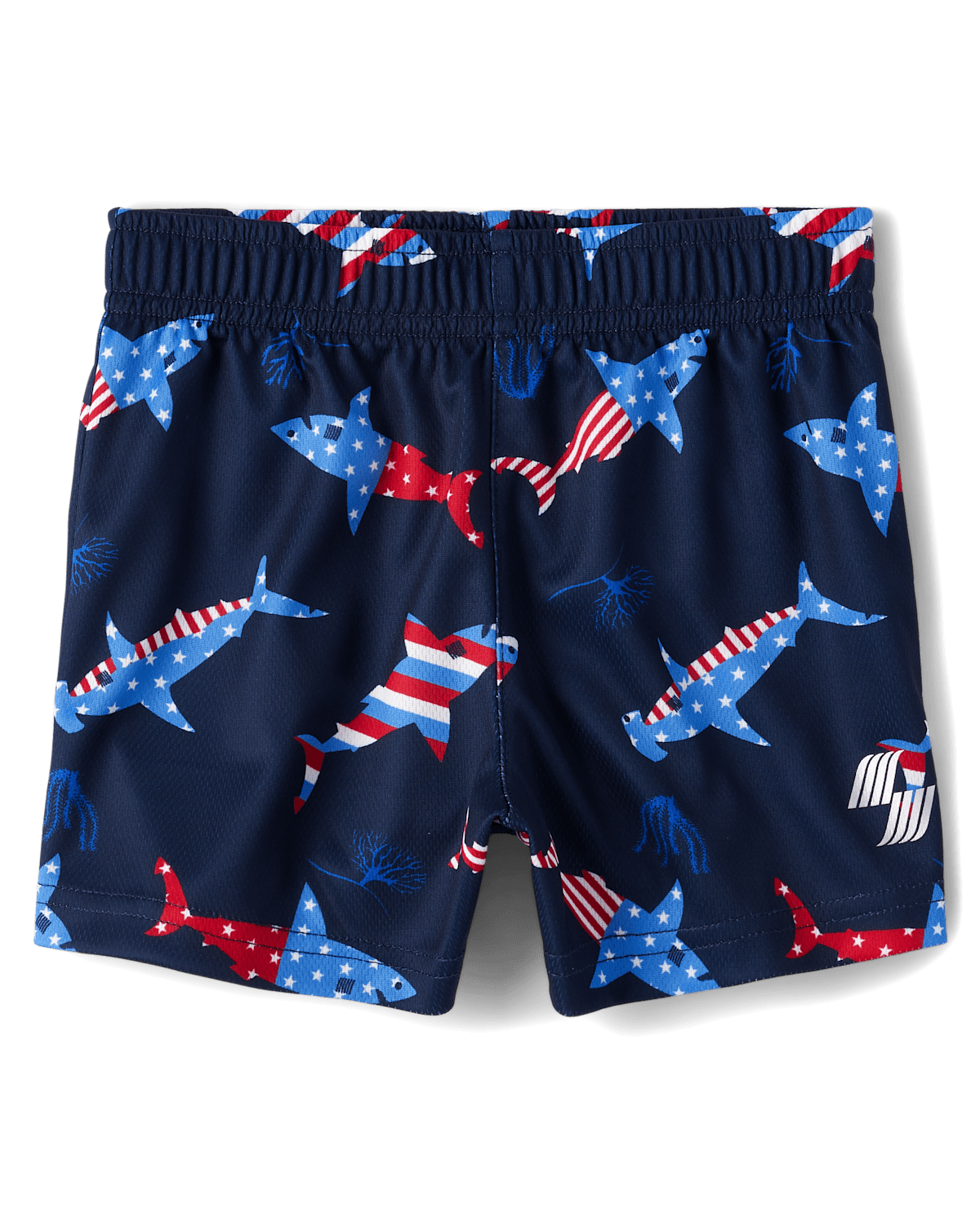 Детские шорты Gymboree Baby And Toddler Boys Americana Shark Mesh Performance Basketball Shorts