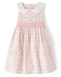NWT Gymboree Pink Eyelet Spring Summer Easter Dressy Dress Girls size m 7 8 