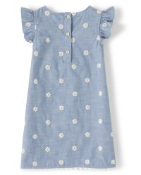 /&NWT Gymboree Parisian Afternoon Chambray Sundress Size 4 5 /& 6