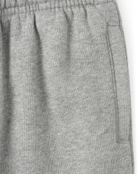 Boys Fleece Jogger Pants Uniform GRAY Gymboree CA