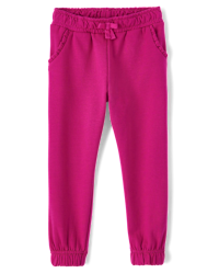 Girls Fleece Jogger Pants Uniform PINK Gymboree CA