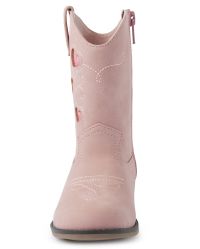 Girls Embroidered Heart Cowgirl Boots County Fair Gymboree CA