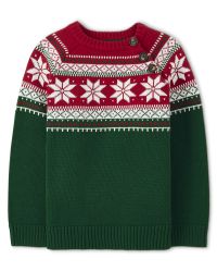 2012 Gymboree Reindeer Fair Isle Sweater (Boy – Baby/Toddler Pullover Long  Sleeve Sweater(s)) - Gymboree Lines