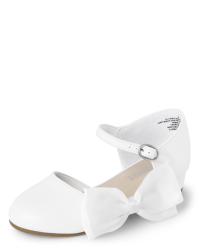 Girls ballet flats white online