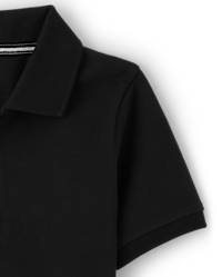 Boys Short Sleeve Polo Shirt - Uniform - BLACK | Gymboree