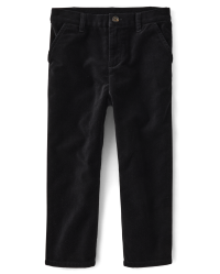 Boys Velvet Woven Dress Pants All Dressed Up BLACK Gymboree CA