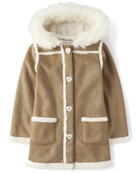 Girls fur lined jacket online