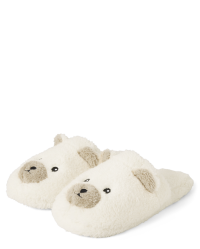 Kids polar store bear slippers