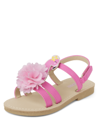 Girls Flamingo Sandals Seaside Palms PINK Gymboree CA