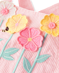 Blazer Rayé Gymboree Flower Garden – Fille Taille 12 – Neuf Avec étiquettes