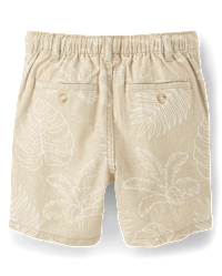 Short Gymboree Garçon - Marron à Fleurs Tropicales - 100% Coton - Taille 5
