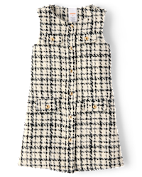 Ruimeme tweed gilet dress ブラウス付き 3056379_32DX-1.png
