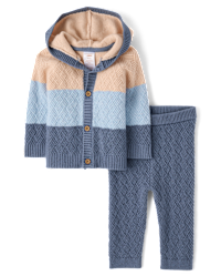 Baby Boys Colorblock Sweater 2-Piece Outfit Set - MULTI | Gymboree