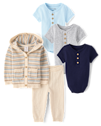 Body Bébé Garçon Gymboree 0-3 Mois – Manches Longues En Coton Bleu | Hiver Automne