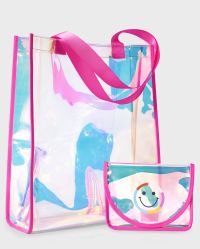 Iridescent Tote - So Much To Smile About (Pink) – Jadelynn Brooke®