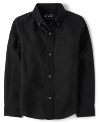 Baby boy black dress shirt clearance