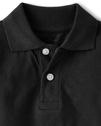 Toddler black polo shirt cheap