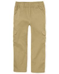 Boys Uniform Twill Woven Pull On Cargo Pants The Children s Place