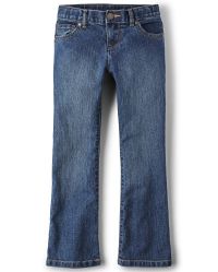 Girls Basic Bootcut Jeans | The Children's Place - MD STONEDM