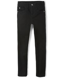 boys black super skinny jeans