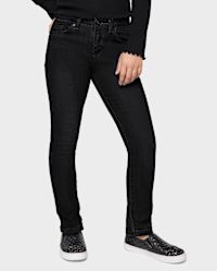 Girls Gris Medio Super Skinny Jeans main image 1