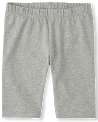 Girls Mix And Match Heathered Knit Bike Shorts - GRAY | The