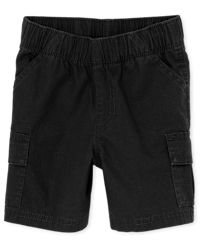 The Childrens Place Boys Uniform Pull On Cargo Shorts