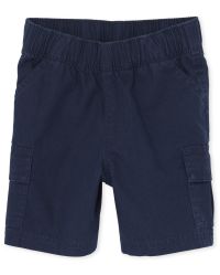 Baby And Toddler Boys Uniform Woven Pull On Cargo Shorts | The Children ...