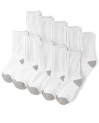 3-6 Sport Sock 3-Pack soft & durable socks White Details about   NWT Gymboree Boys YS