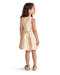 Children's place rose gold dress deals