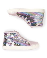 flippy sequin sneakers